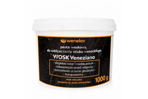 Wosk, pasta woskowa do nabłyszczania stiuku 1 kg